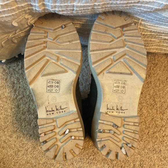 Women’s Quilted Fur Boots with Heel - Picture 6 of 6